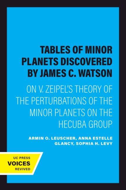 Tables of Minor Planets Discovered by James C. Watson
