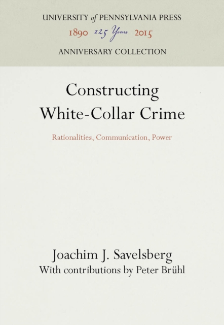 Constructing White-Collar Crime