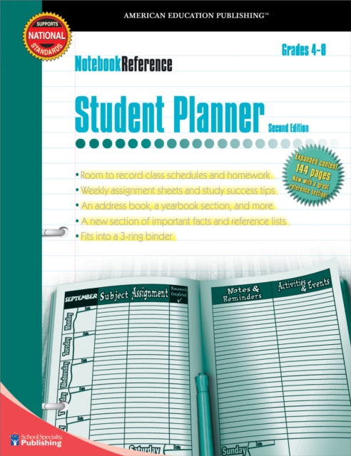Student Planner, Grades 4 - 8