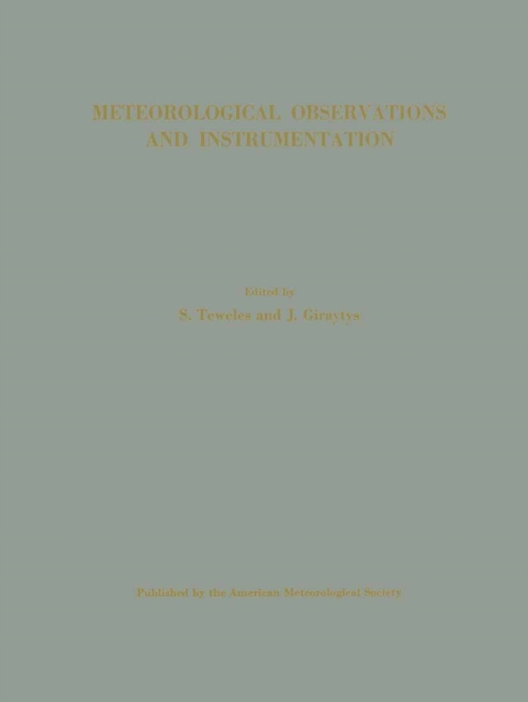 Meteorological Observations and Instrumentation
