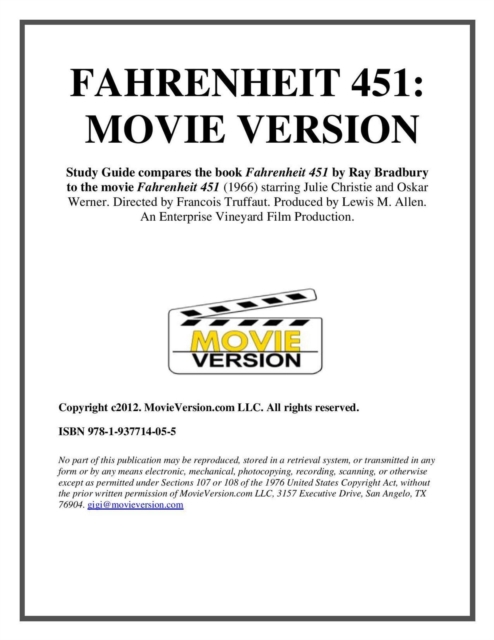 Study Guide to Fahrenheit 451: Movie Version