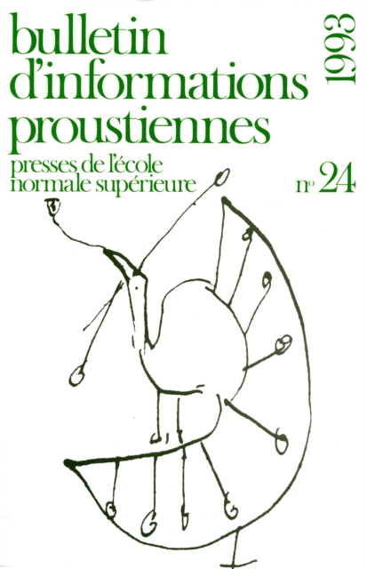 Bulletin d'informations proustiennes n° 24