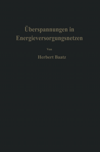 Überspannungen in Energieversorgungsnetzen