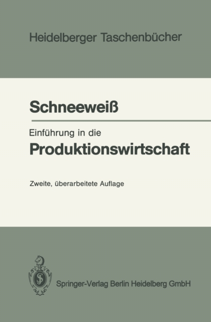 Einführung in die Produktionswirtschaft