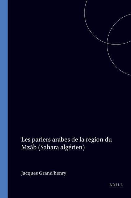 parlers arabes de la region du Mzab (Sahara algerien)
