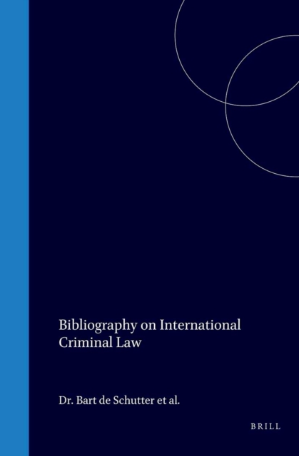 Bibliography on International Criminal Law