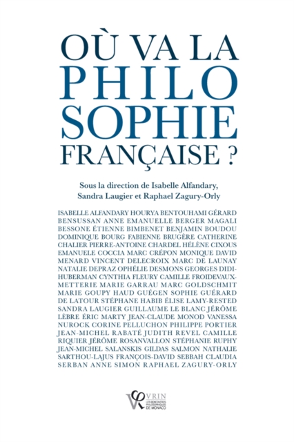 Où va la philosophie française ?