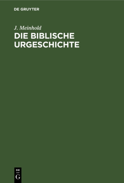 Die biblische Urgeschichte