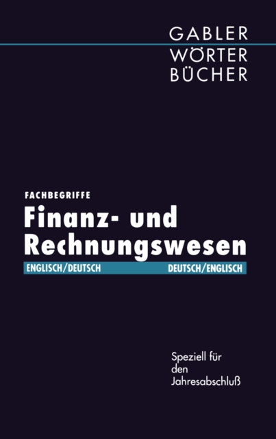 Fachbegriffe Finanz- und Rechnungswesen