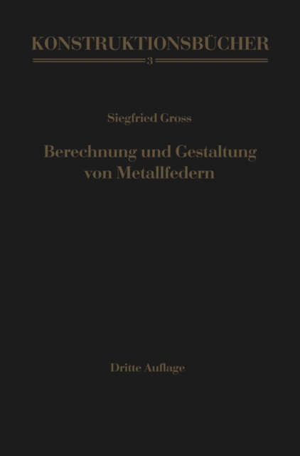 Berechnung und Gestaltung von Metallfedern
