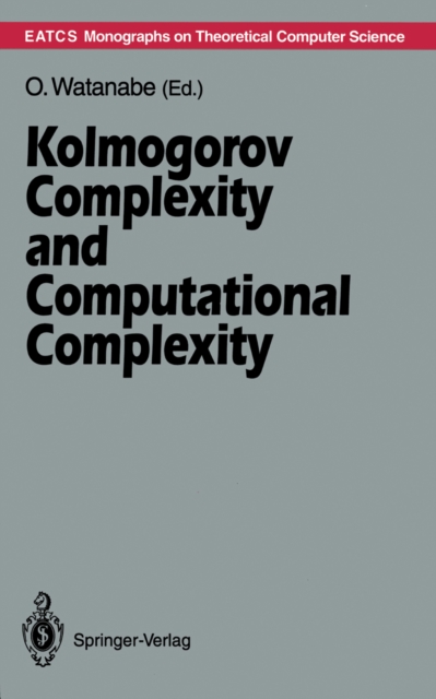 Kolmogorov Complexity and Computational Complexity