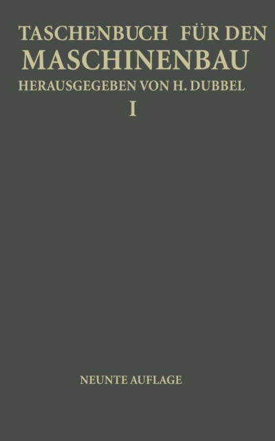 Taschenbuch für den Maschinenbau