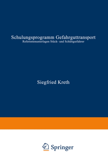 Schulungsprogramm Gefahrguttransport