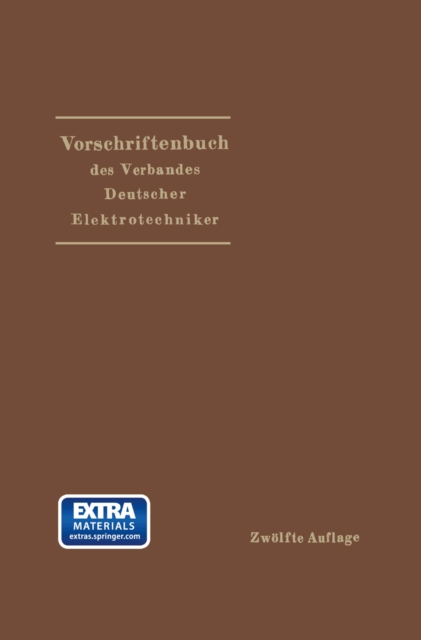 Vorschriftenbuch des Verbandes Deutscher Elektrotechniker