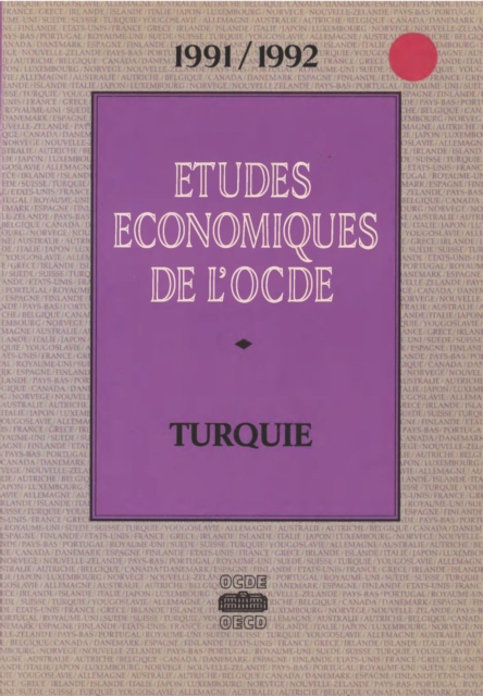 Etudes economiques de l'OCDE : Turquie 1992