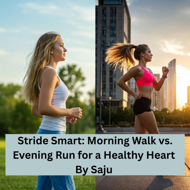 Stride Smart: Morning Walk vs. Evening Run for a Healthy Heart