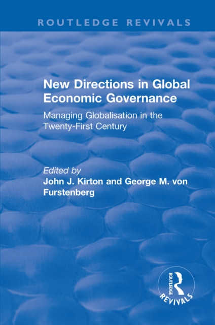 New Directions in Global Economic Governance