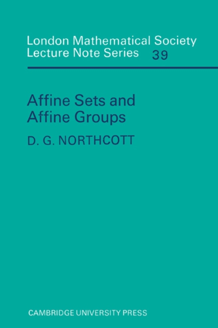 Affine Sets and Affine Groups