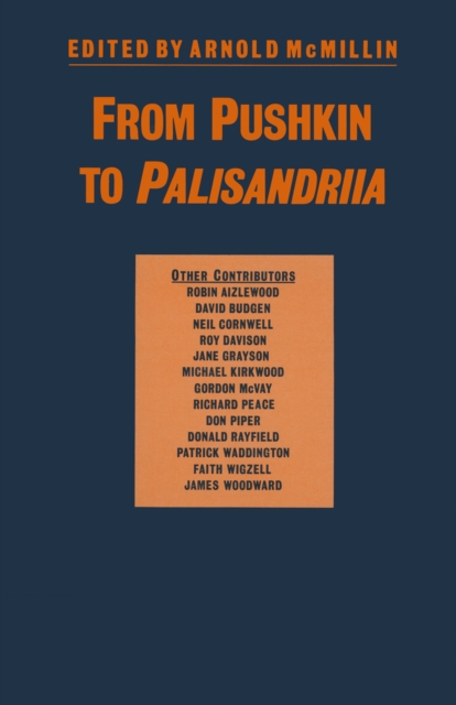 From Pushkin to Palisandriia