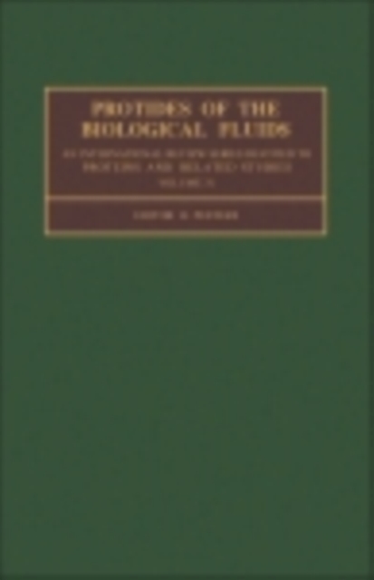 Protides of the Biological Fluids