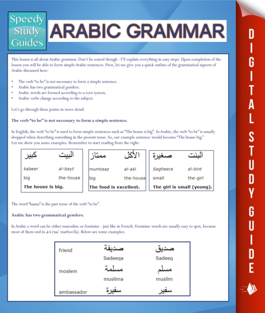 Arabic Grammar (Speedy Study Guides)