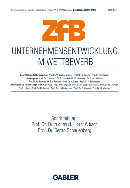 Unternehmensentwicklung im Wettbewerb