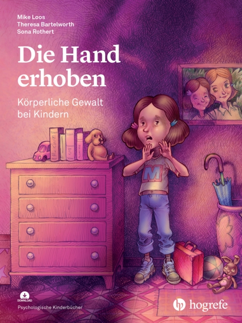 Die Hand erhoben