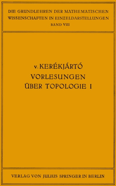 Vorlesungen über Topologie