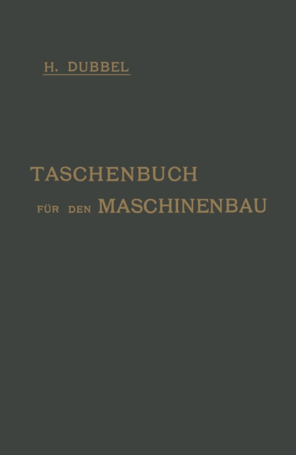 Taschenbuch für den Maschinenbau