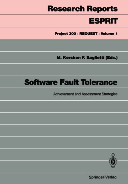 Software Fault Tolerance