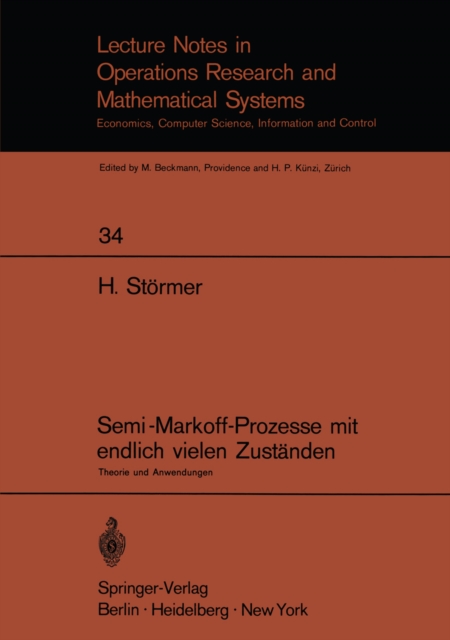 Semi-Markoff-Prozesse mit endlich vielen Zuständen
