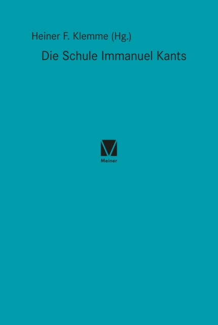 Die Schule Immanuel Kants