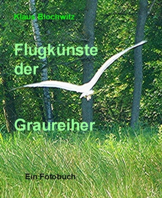 Flugkunste der Graureiher