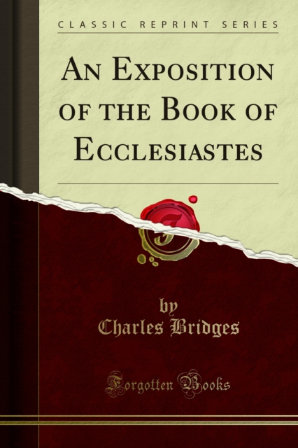 Exposition of the Book of Ecclesiastes