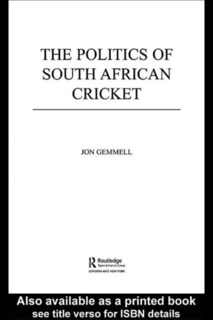 Politics of South African Cricket