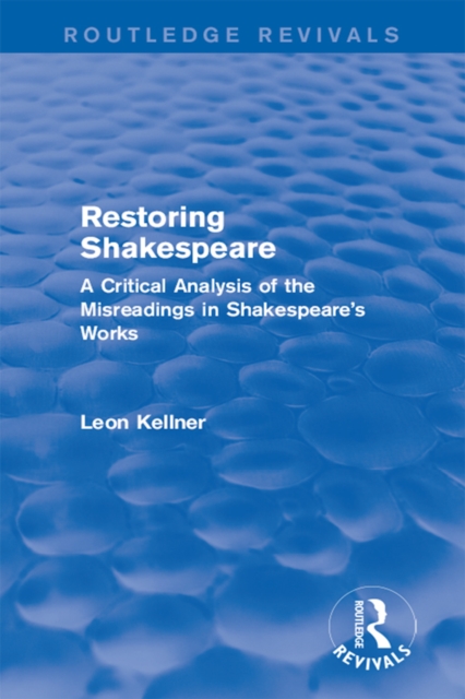 Restoring Shakespeare