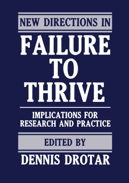 New Directions in Failure to Thrive