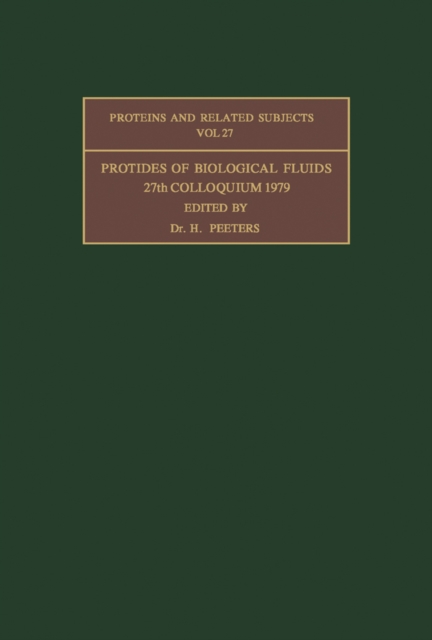 Protides of the Biological Fluids