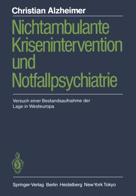 Nichtambulante Krisenintervention und Notfallpsychiatrie
