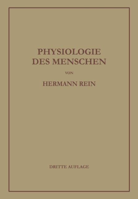 Einführung in die Physiologie des Menschen