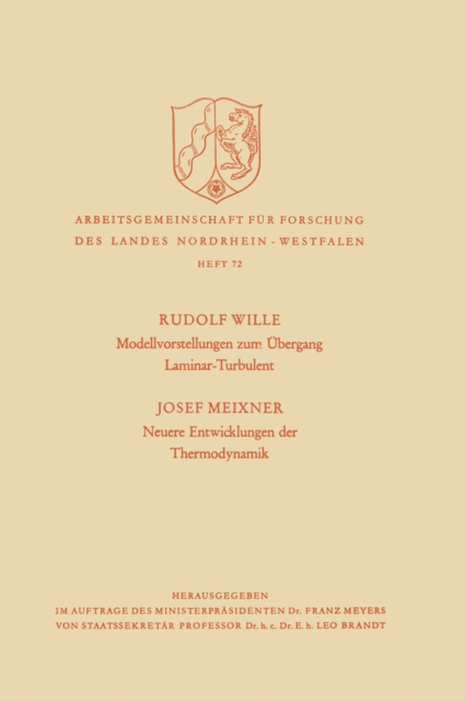 Modellvorstellungen zum Übergang Laminar-Turbulent. Neuere Entwicklungen der Thermodynamik