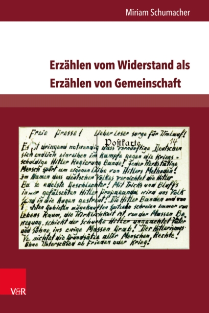 Erzählen vom Widerstand als Erzählen von Gemeinschaft