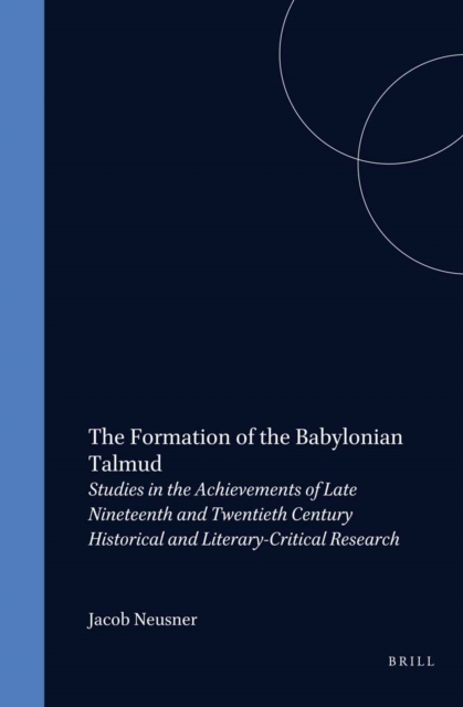 Formation of the Babylonian Talmud
