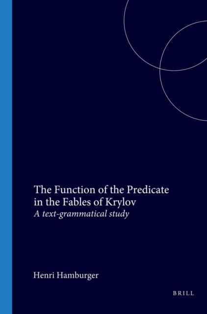 Function of the Predicate in the Fables of Krylov