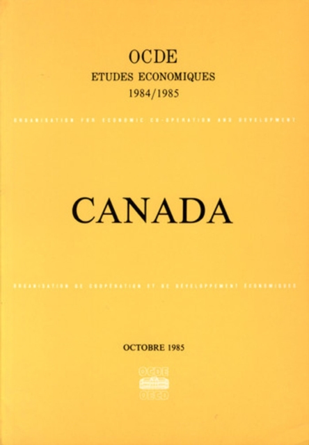 Etudes economiques de l'OCDE : Canada 1985