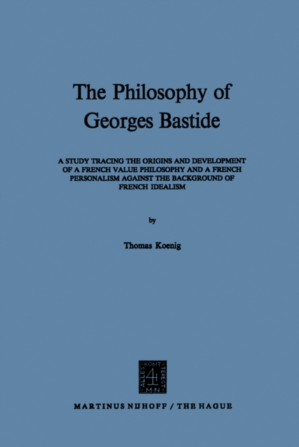 Philosophy of Georges Bastide