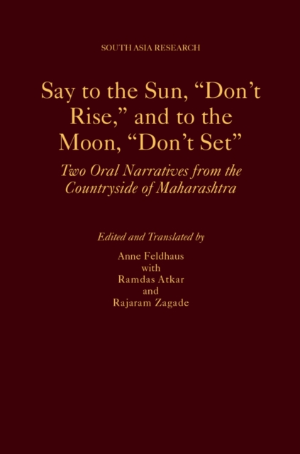 Say to the Sun, "e;Don't Rise,"e; and to the Moon, "e;Don't Set"e;