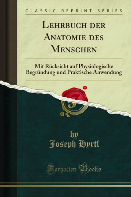 Lehrbuch der Anatomie des Menschen