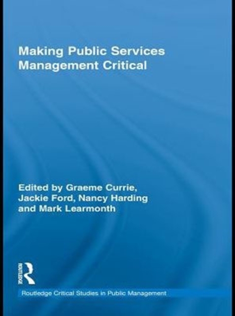 Making Public Services Management Critical