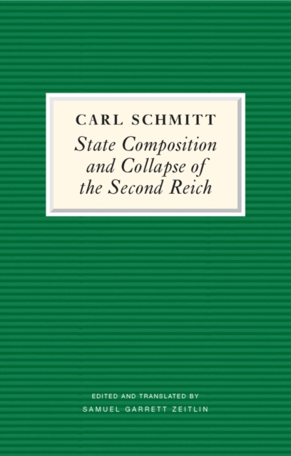 State Composition and Collapse of the Second Reich